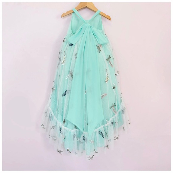 Pleiades Wild Lupine Ruffle Dress - Picture 3 of 13